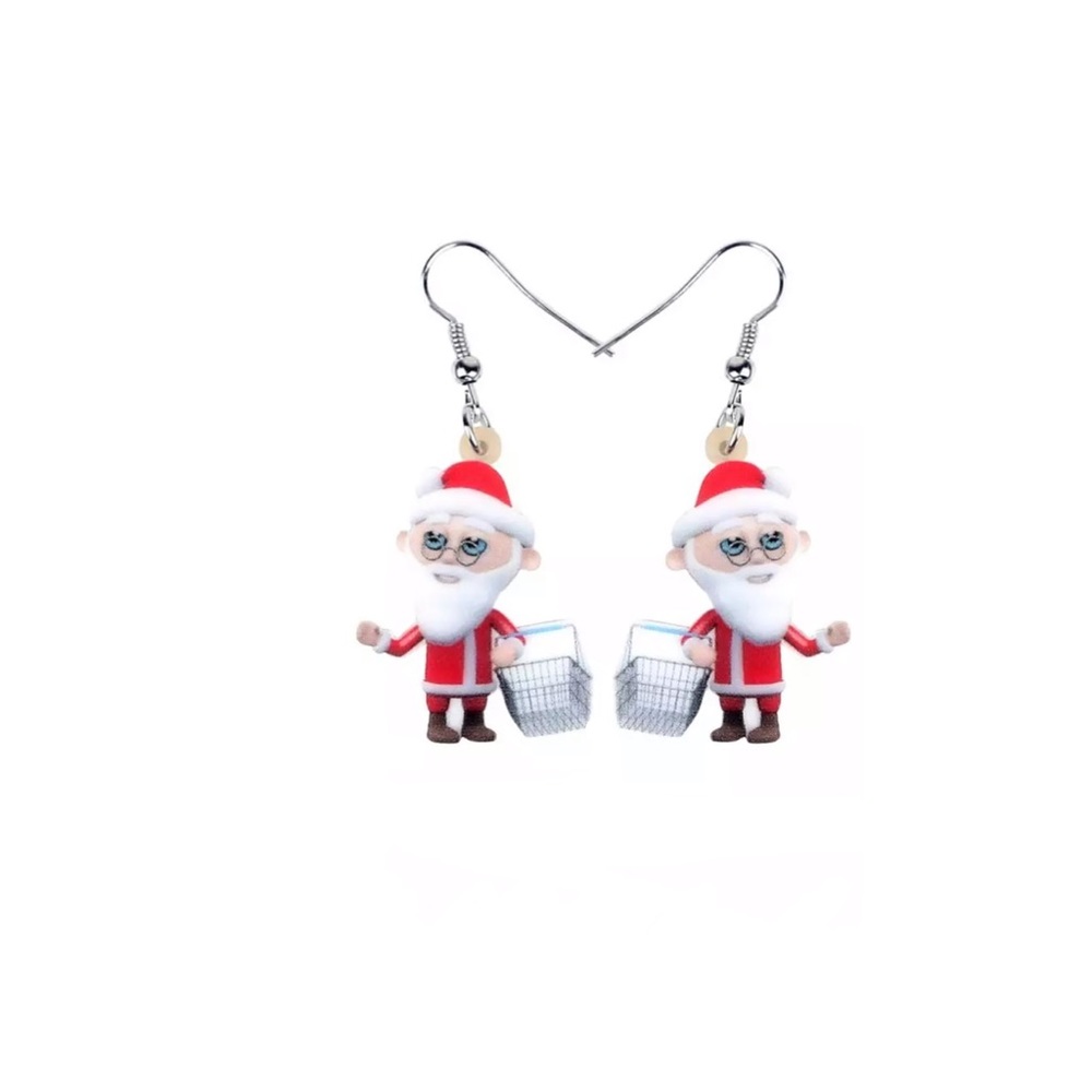 FREE SHIPPING | Double-Sided Acrylic Dangle Earrings NWT